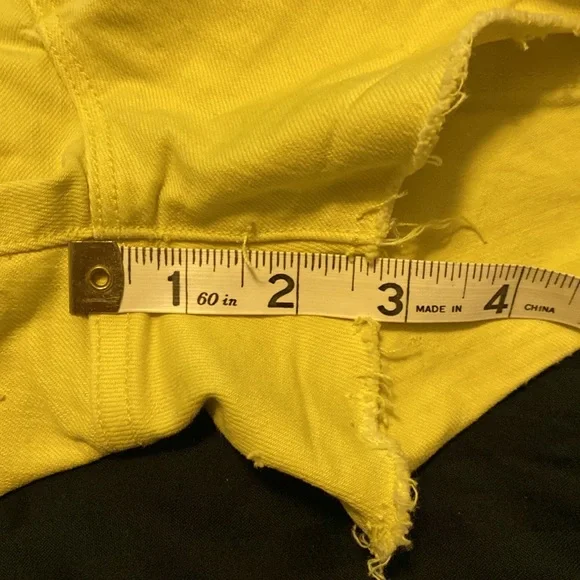 Marc by Marc Jacobs yellow denim shorts - Picture 7 of 8